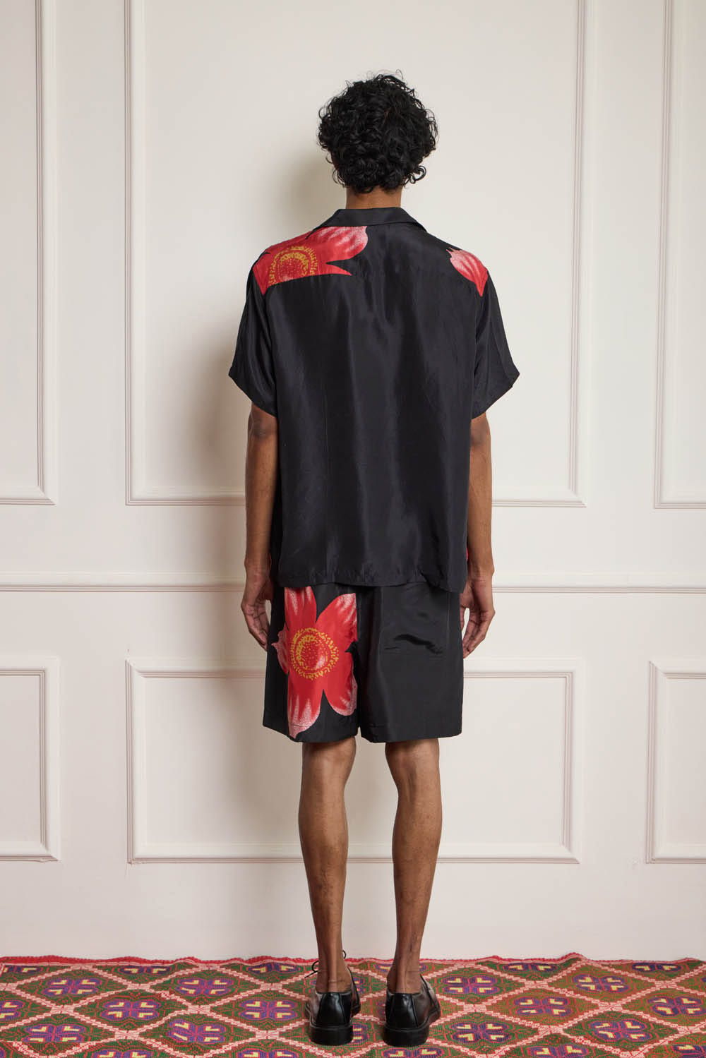 Floral Print Silk Shirt - image 2