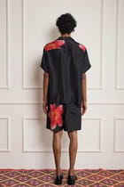 Floral Print Silk Shirt view 2