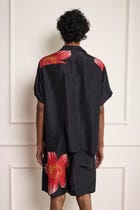 Floral Print Silk Shirt view 3