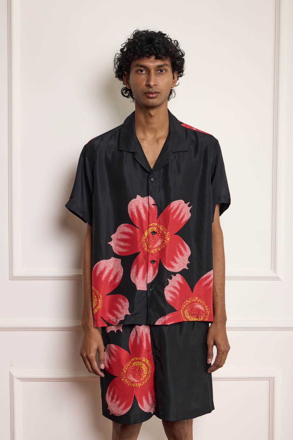 Floral Print Silk Shirt - image 4