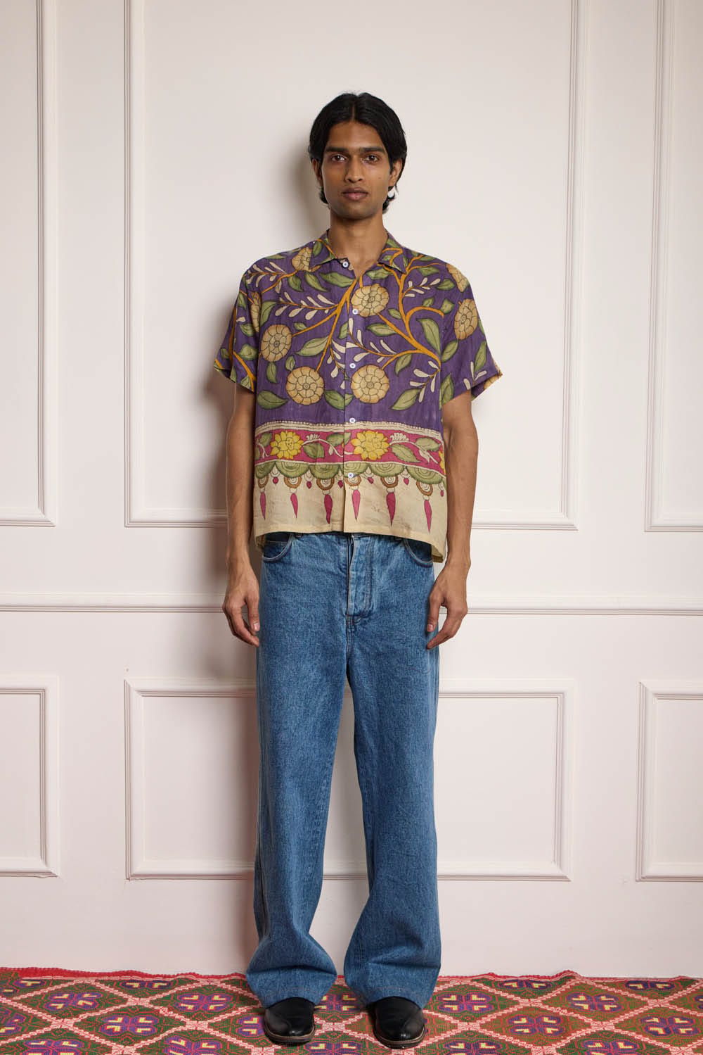 Kalamkari Silk Shirt - image 1