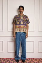 Kalamkari Silk Shirt view 1