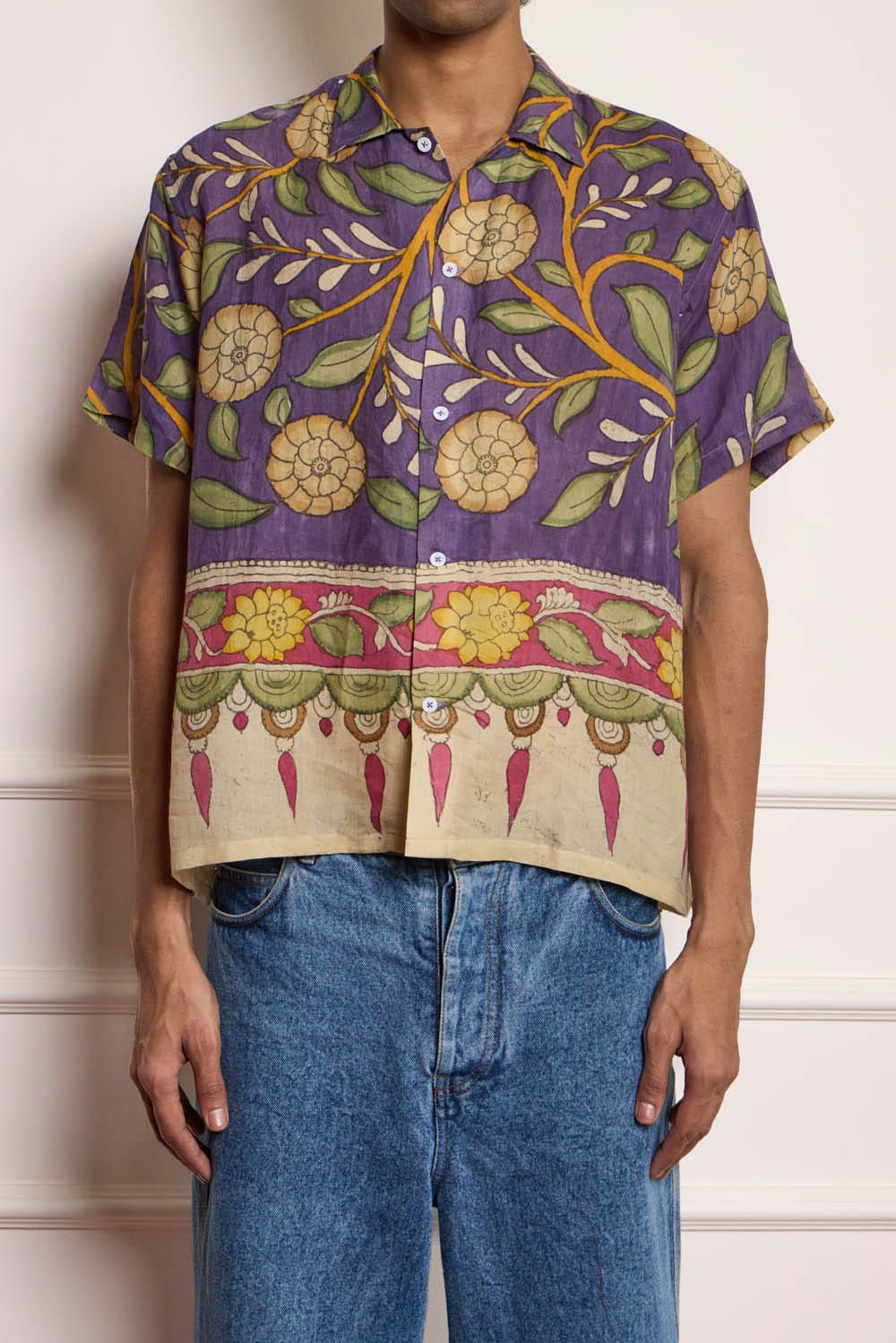 Kalamkari Silk Shirt - image 3