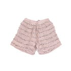 Fringe Stripe Linen Shorts view 1