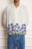 Linen Beaded Shirt view 3