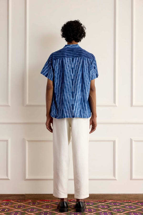 Harago — Tie Dye Indigo Shirt