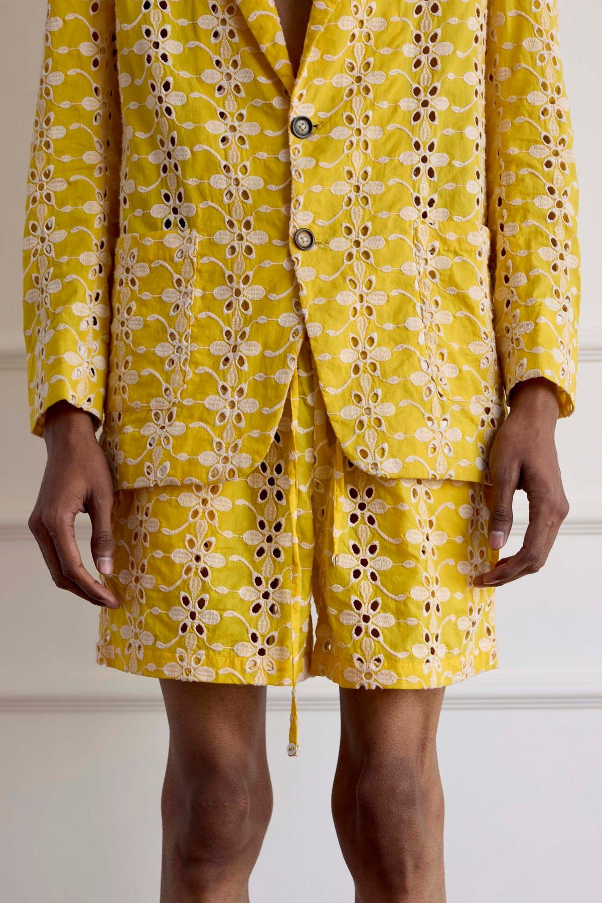 Floral Embroidered Shorts - image 3