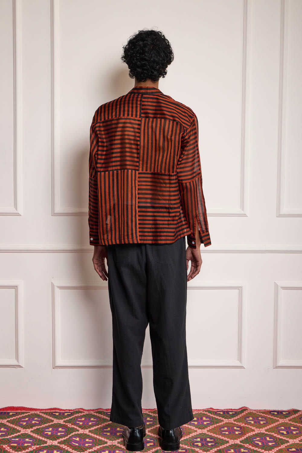 Silk Patchwork Shirt - image 2