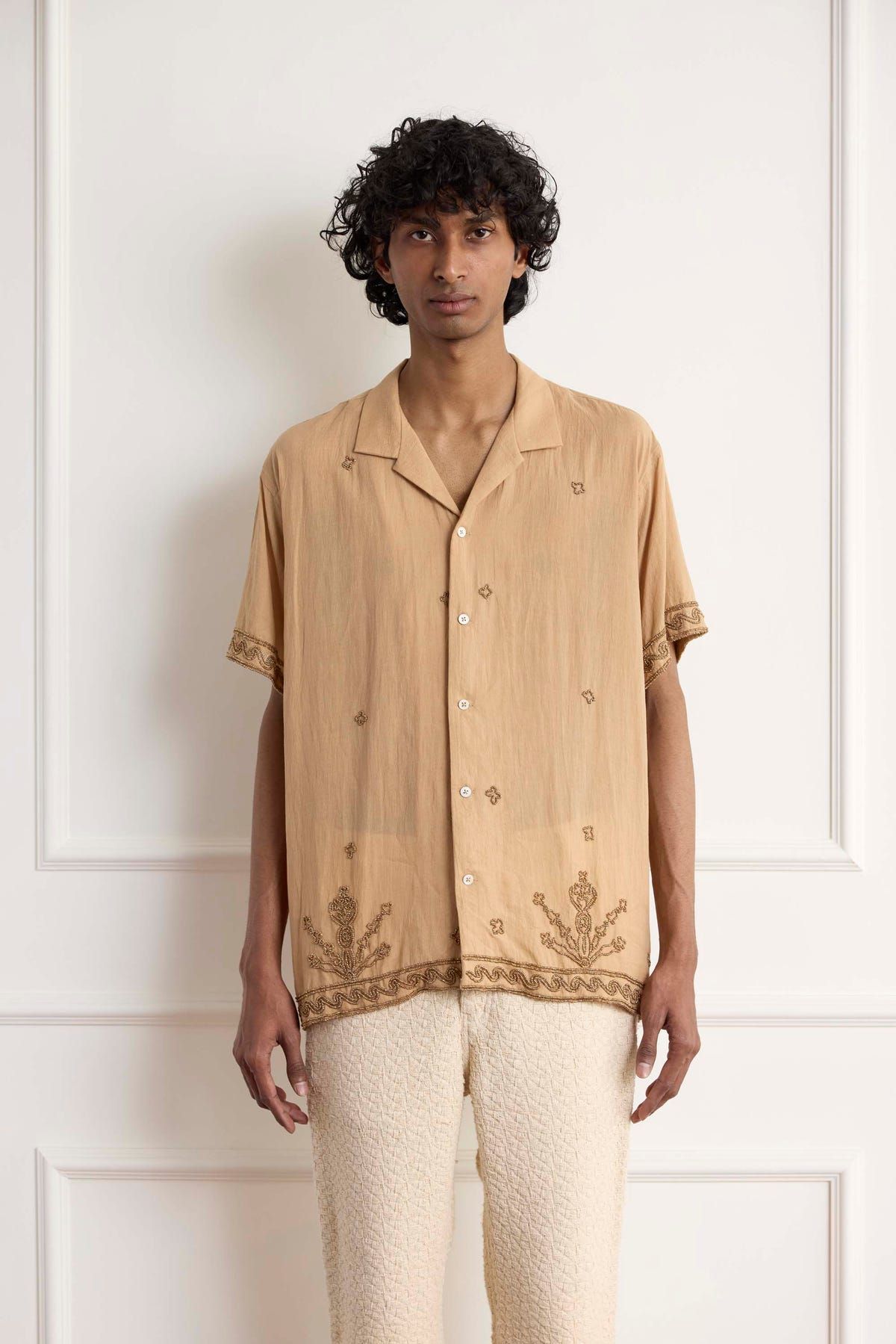 Bead Embroidered Shirt - image 2