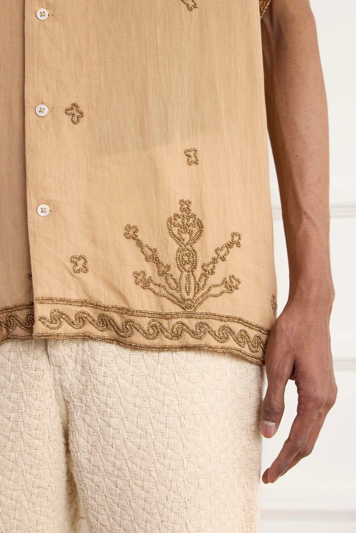 Bead Embroidered Shirt - image 3