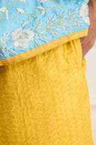 Yellow Kantha Shorts view 3