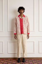 Red Embroidered Shirt view 1