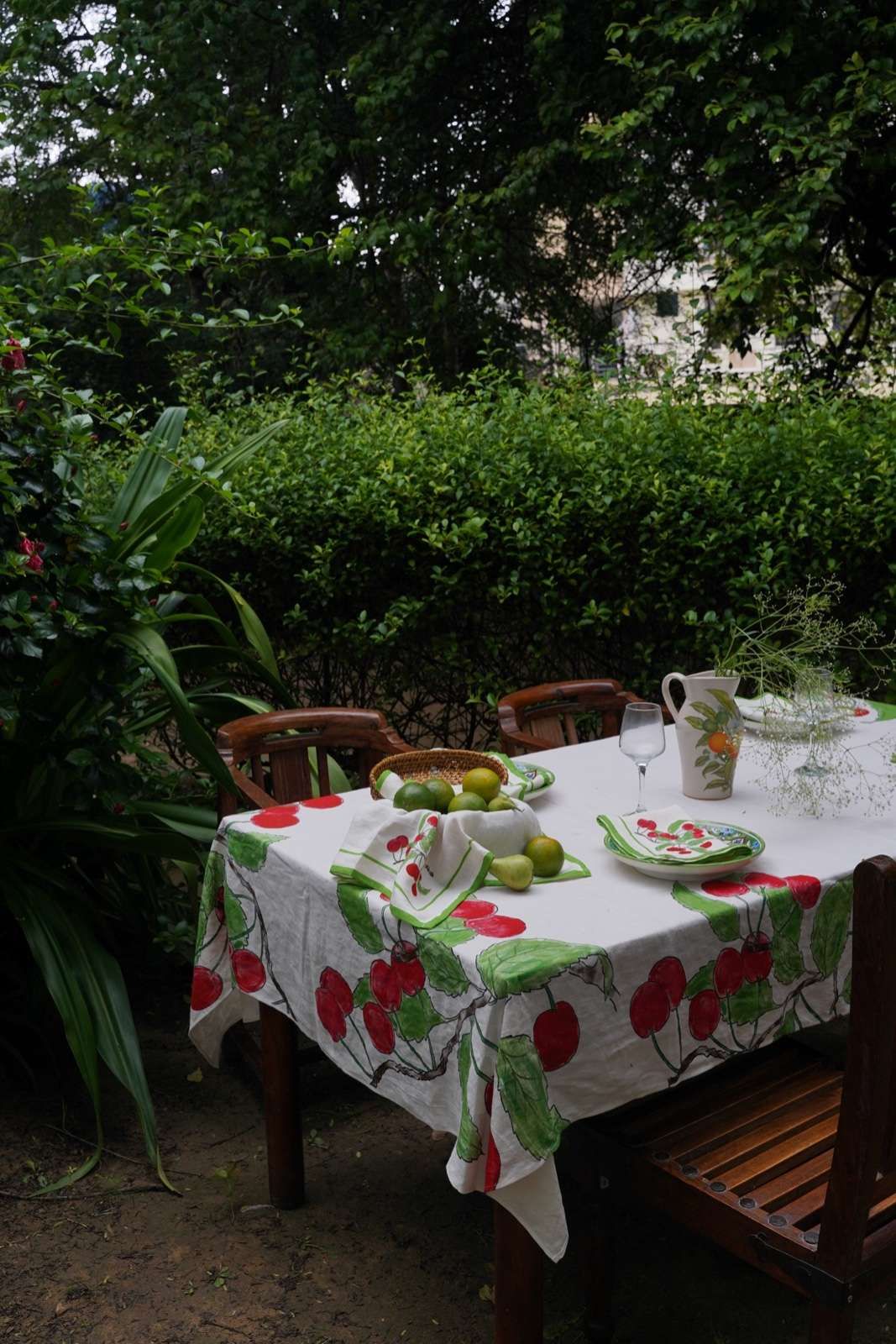 Cherry Printed Tablecloth - image 3