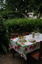 Cherry Printed Tablecloth view 3