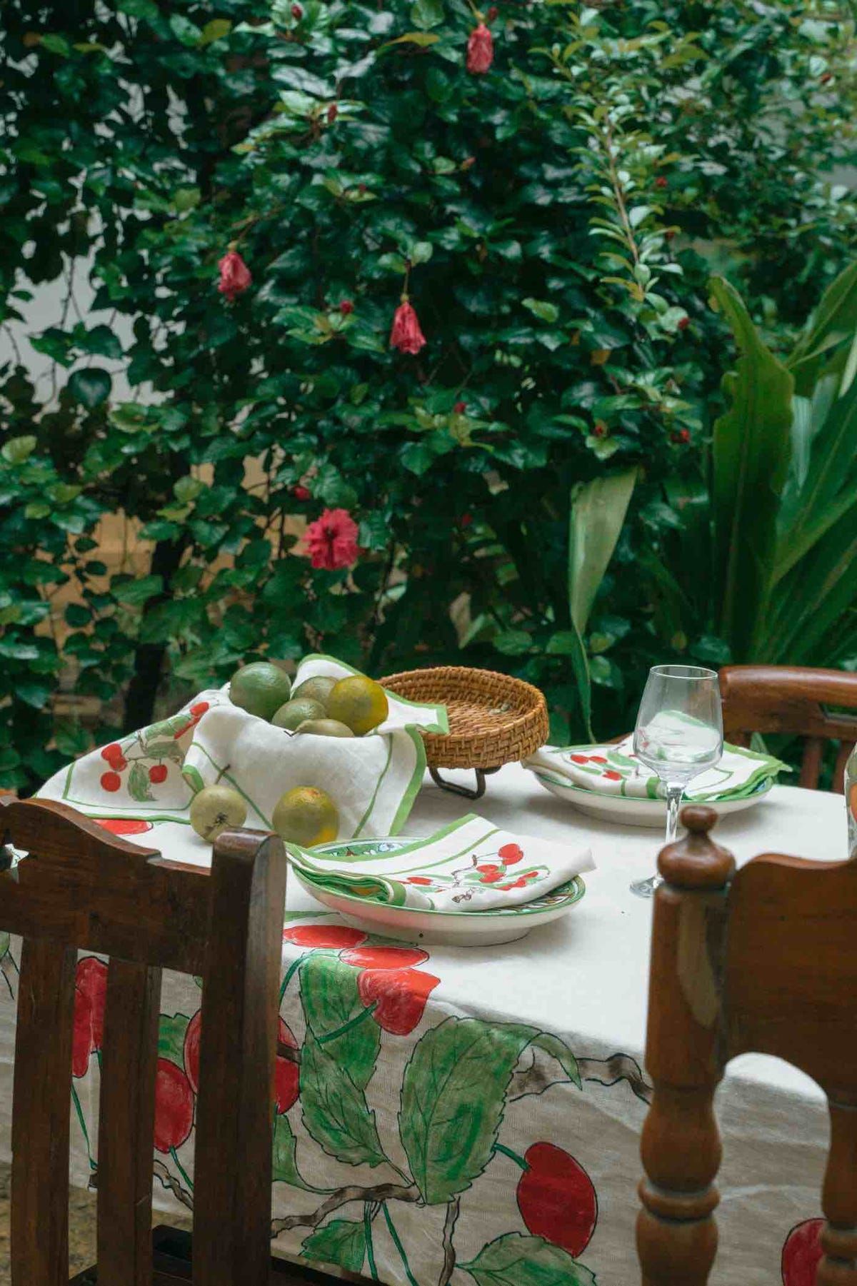 Cherry Printed Tablecloth - image 4