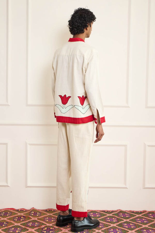 Harago — Tulip Applique Shirt