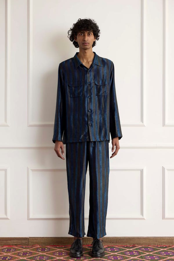 Harago — Silk Long Sleeve Shirt