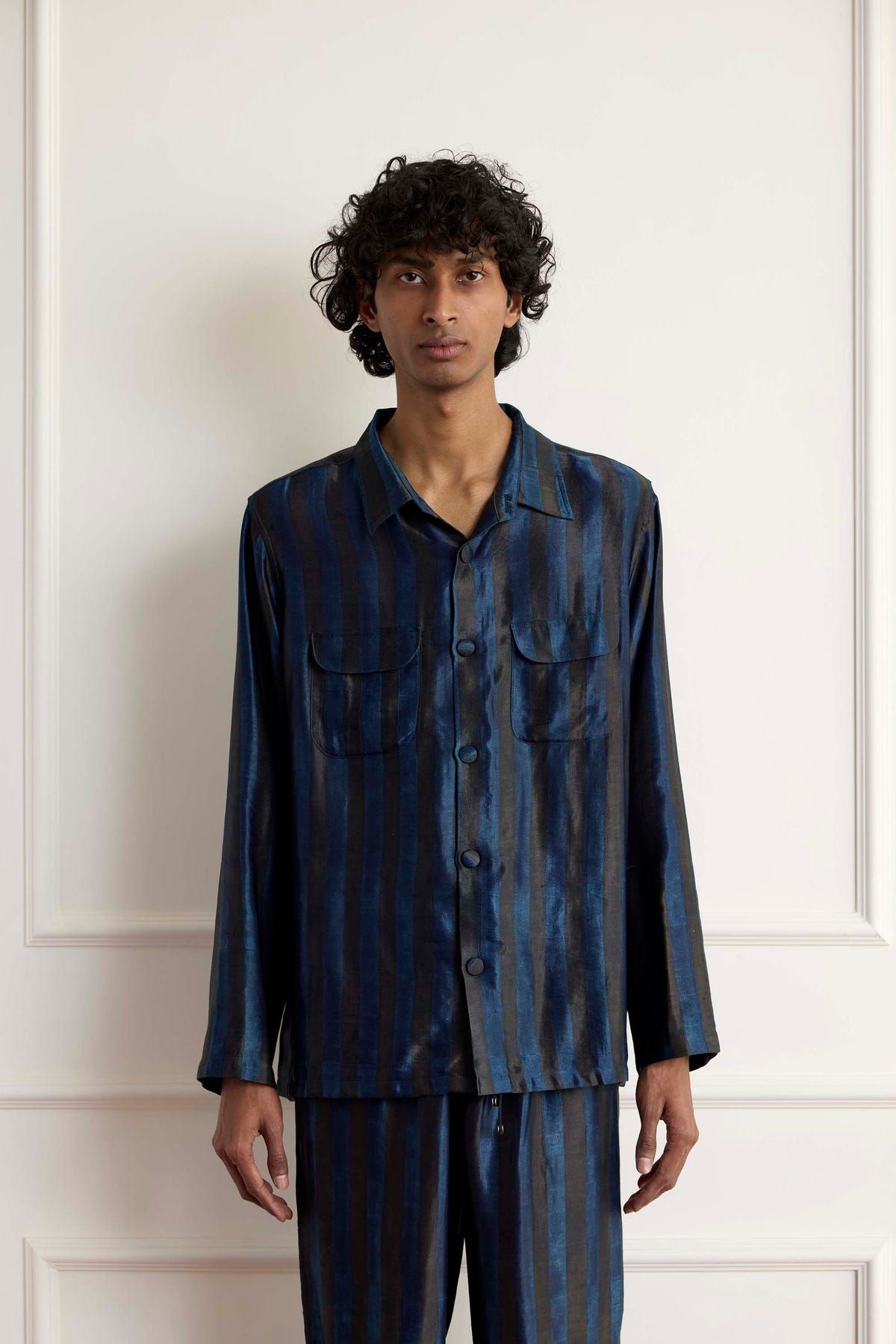 Silk Long Sleeve Shirt - image 3