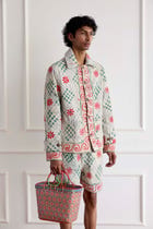 Kantha Embroidery Jacket view 3