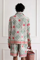 Kantha Embroidered  Shorts view 3