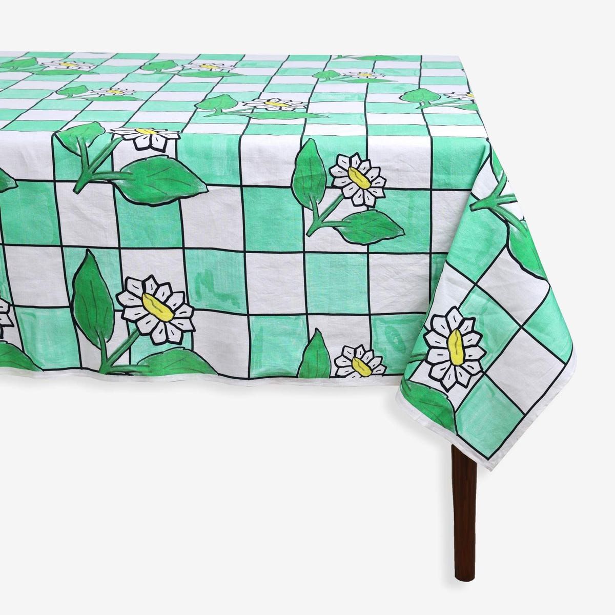 Garden Tile Tablecloth - image 1