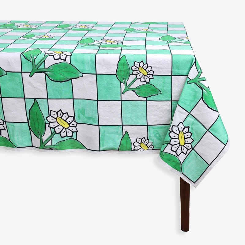 Garden Tile Tablecloth