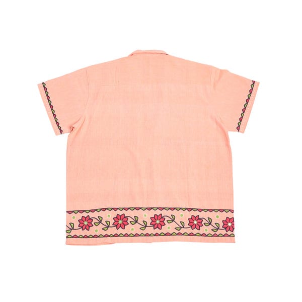 Harago — Kutchi Embroidered Shirt- Short Sleeve