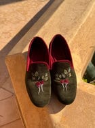 Radish Velvet Slippers view 2