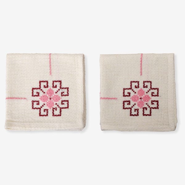 Harago — Cross Stitch Embroidered Table Napkin