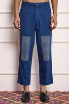 Kantha Knee Patch Embroidered Pants view 3
