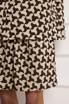 Geometric Block Print Shorts view 3