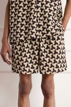 Geometric Block Print Shorts view 4