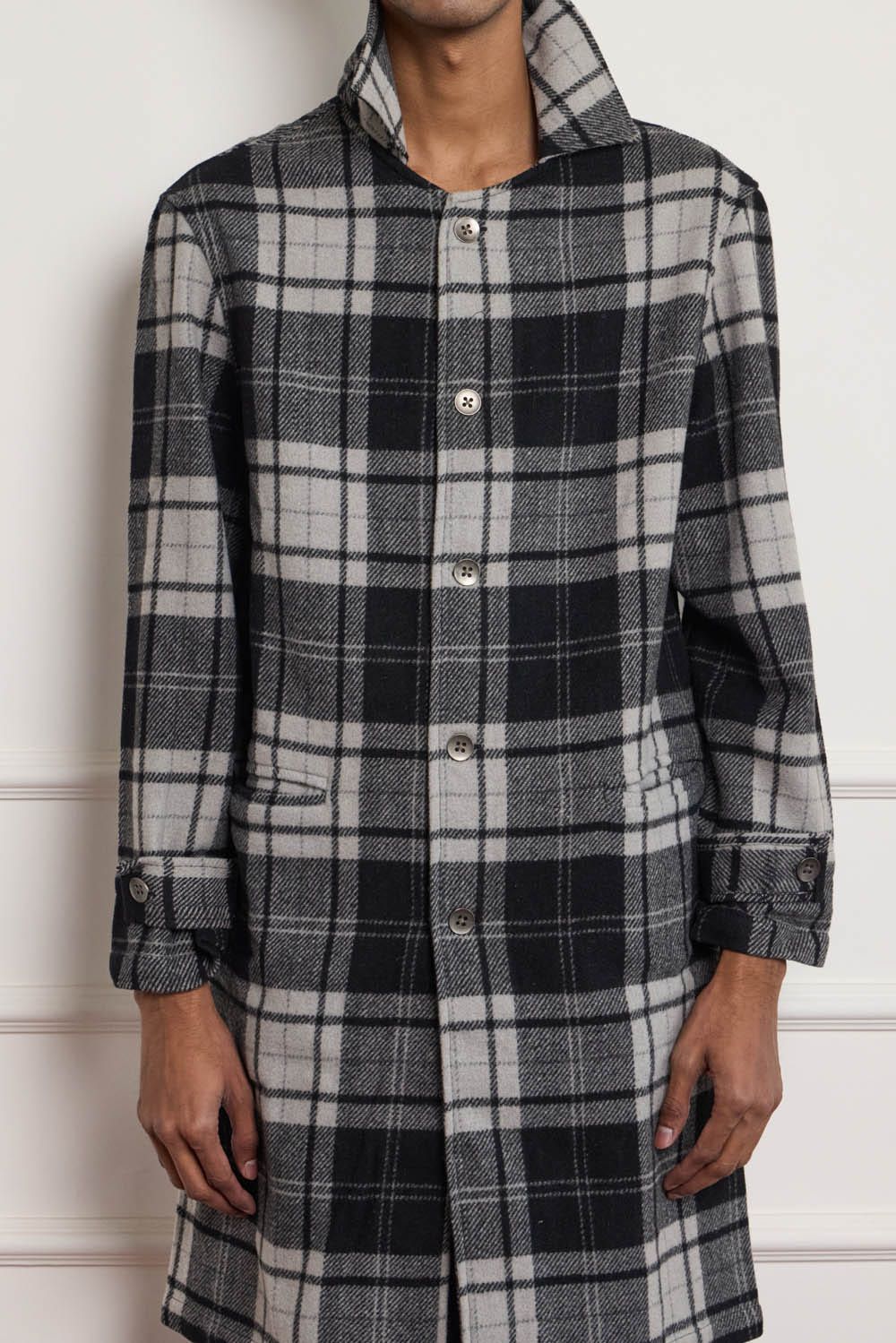 Wool Long Coat - image 3