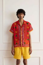 Embroidered Scarf Shirt view 3