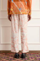 Cross Embroidered Pants view 2