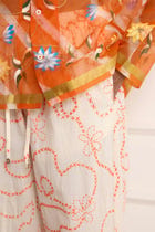 Cross Embroidered Pants view 3