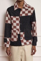 Ikat Kantha Quilted Jacket view 3