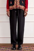 Linen Drawstring Pants view 3