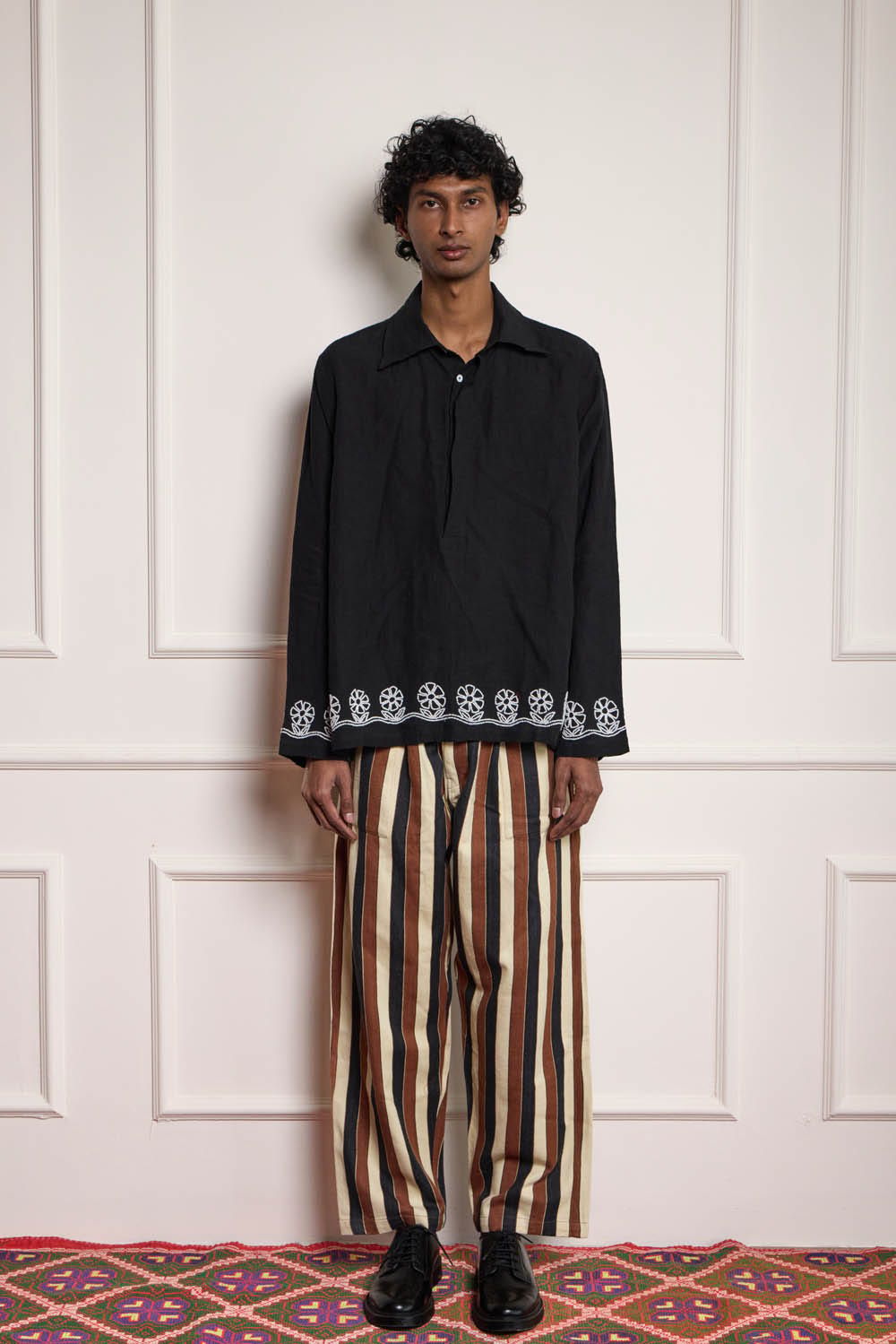 Beaded Popover Shirt - image 1