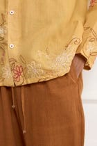 Brown Cotton Pants view 4