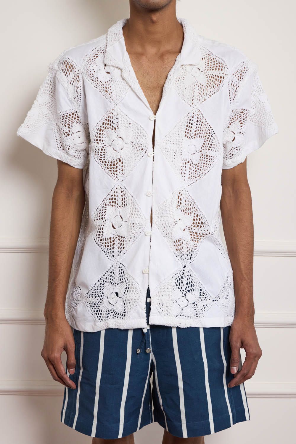 Crochet Patch Shirt - image 3