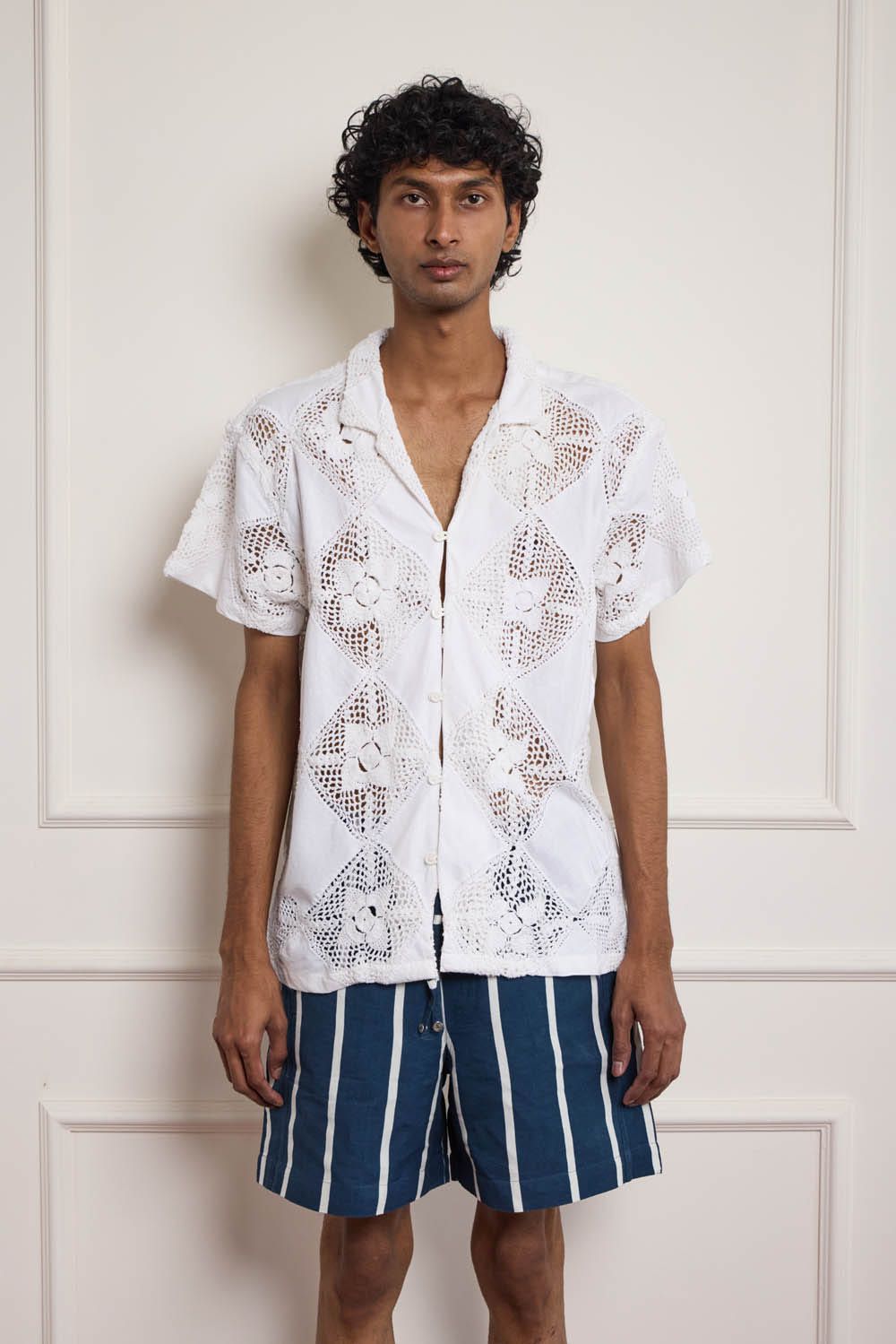 Crochet Patch Shirt - image 5