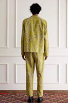 Kantha Stitch Silk Drawstring Pants view 2