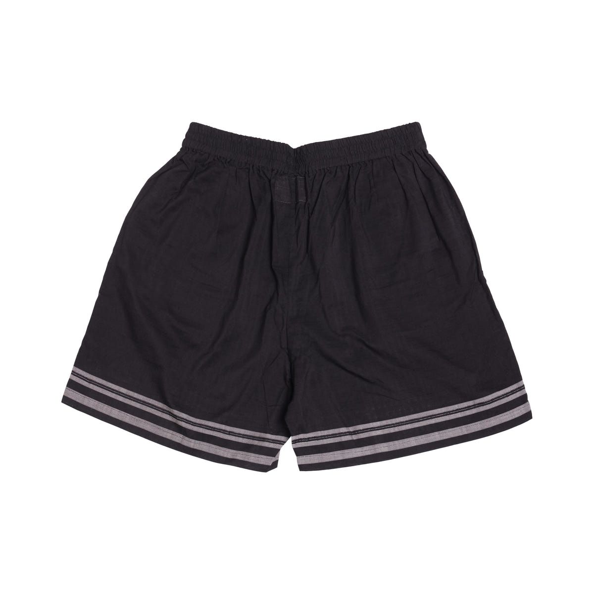 Silver Zari Stripes Shorts - image 2