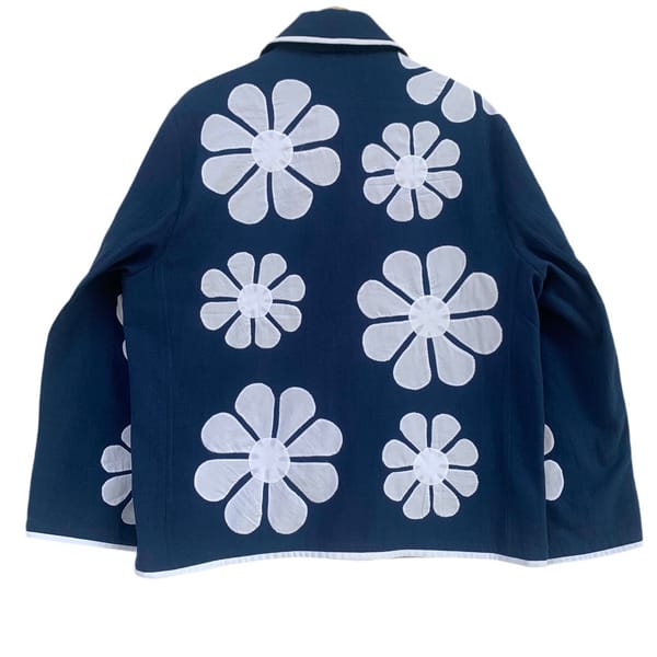 Harago — Daisy Applique Jacket