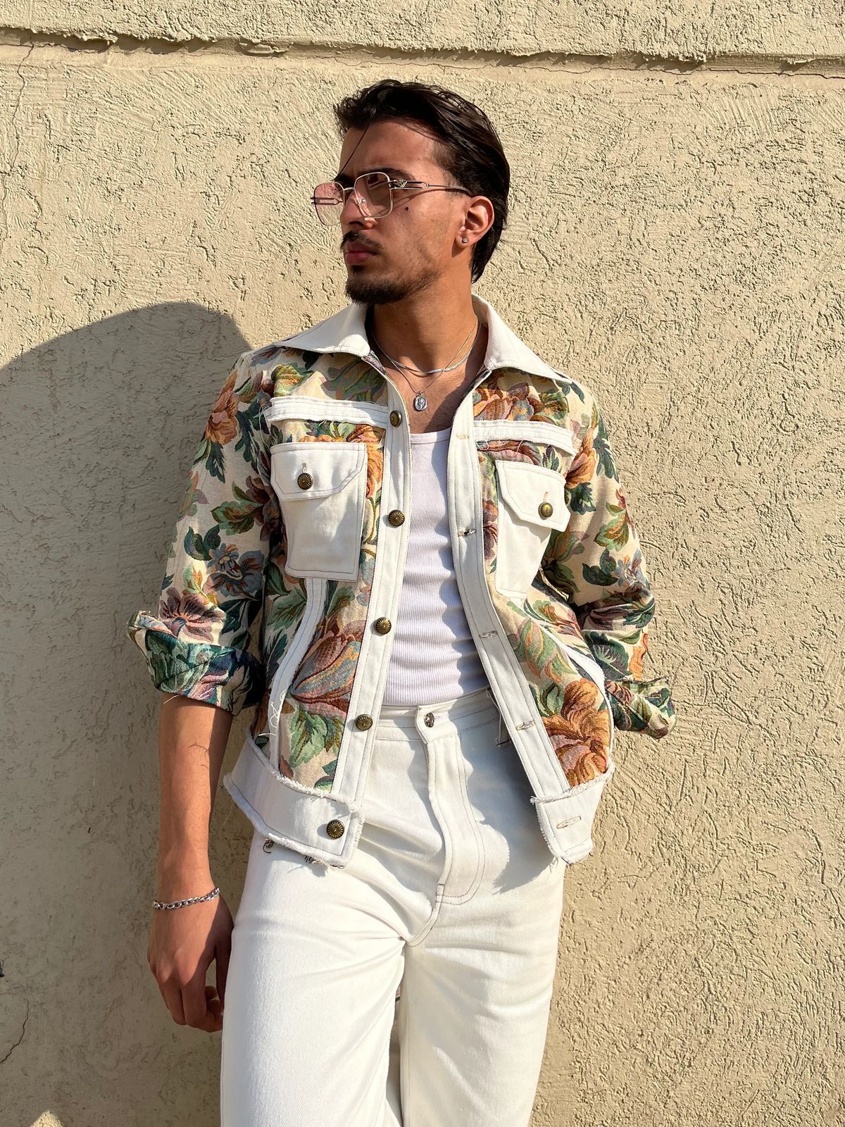 White Vintage Jacket - image 1