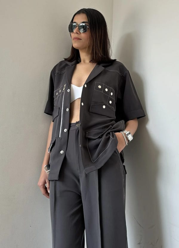 Inner Saints — Dark Grey Co-ord Set