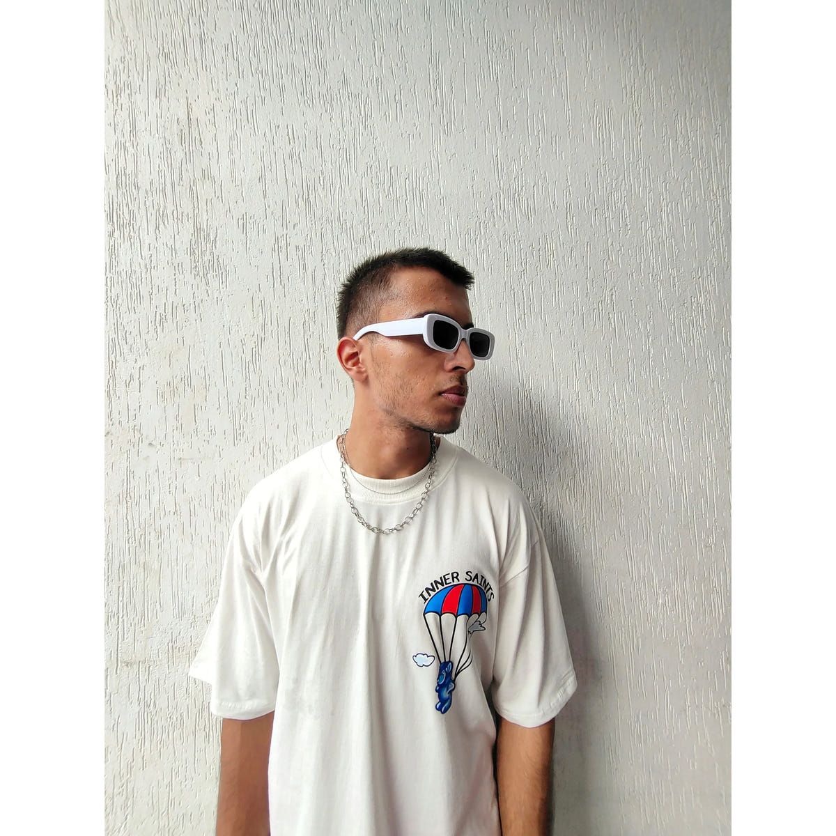 Youth Influencer White Oversized Tshirt - image 2