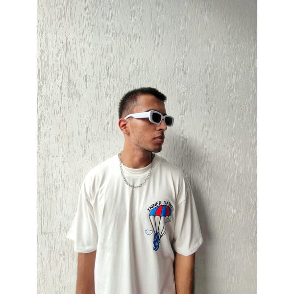 Inner Saints — Youth Influencer White Oversized Tshirt