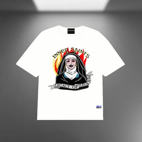 Inner Saints — Legacy Of Legands Oversized White T-shirt